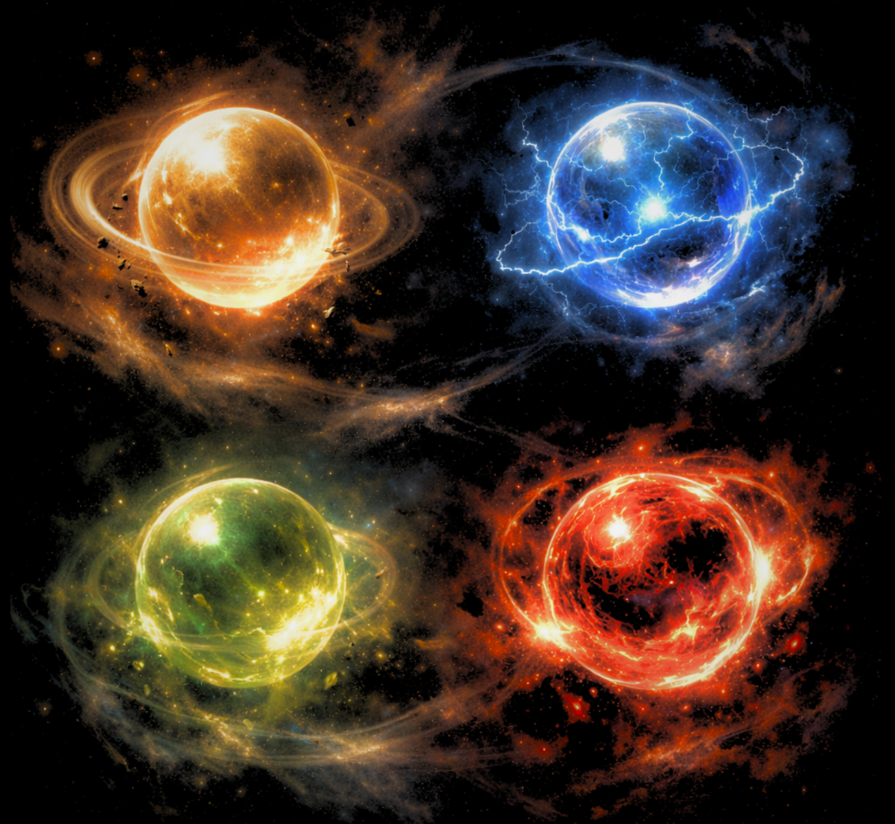 Las cuatro fuerzas universales que gobiernan el Universo